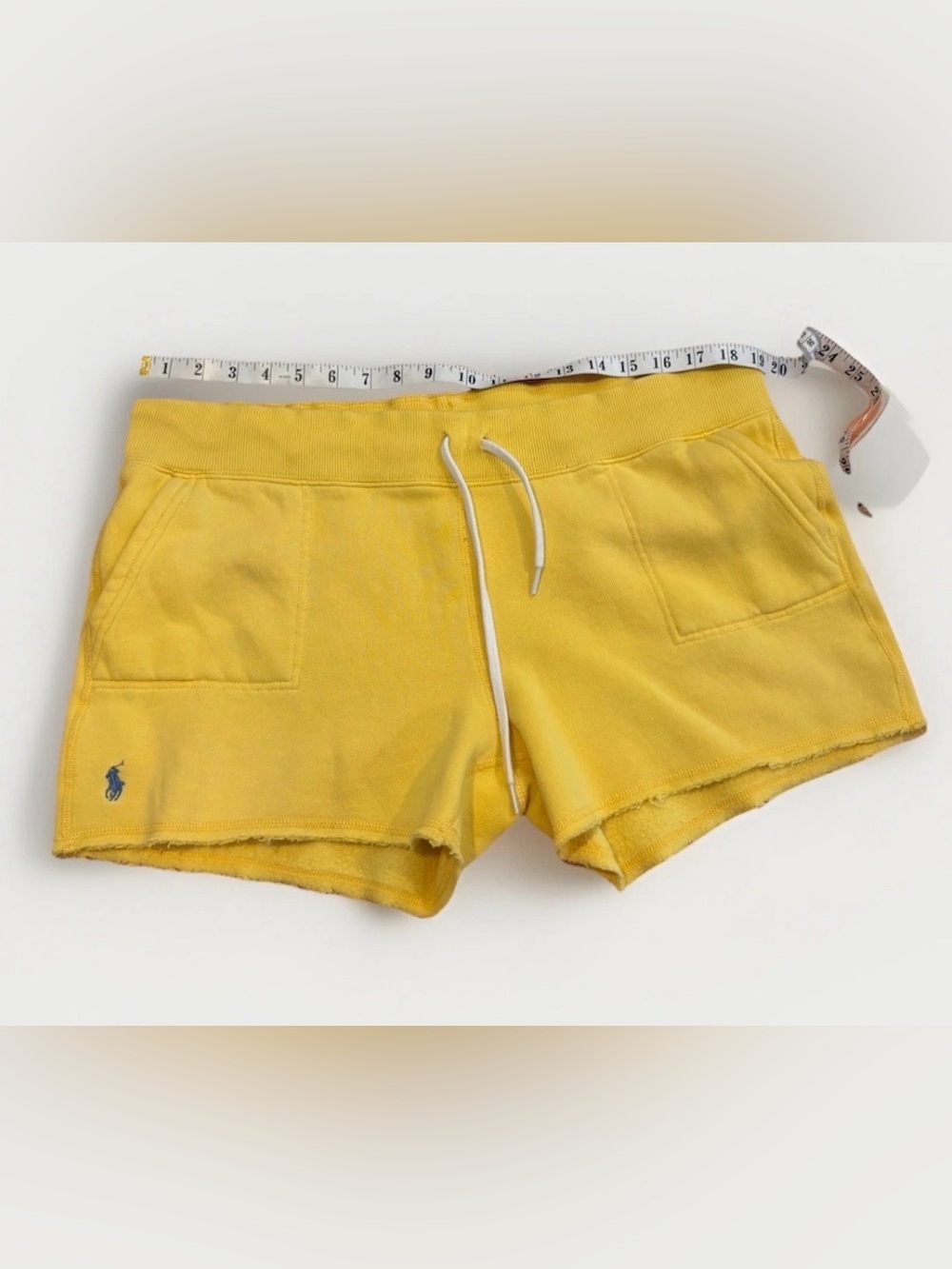 Y2K Polo Ralph Lauren Women’s Jersey Short Shorts Preppy Size Large Vintage